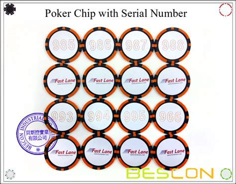 do casino chips have serial numbers